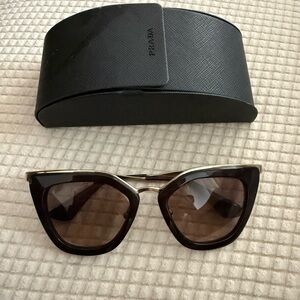 Prada Tortoise Cat Eye SPR53S Sunglasses